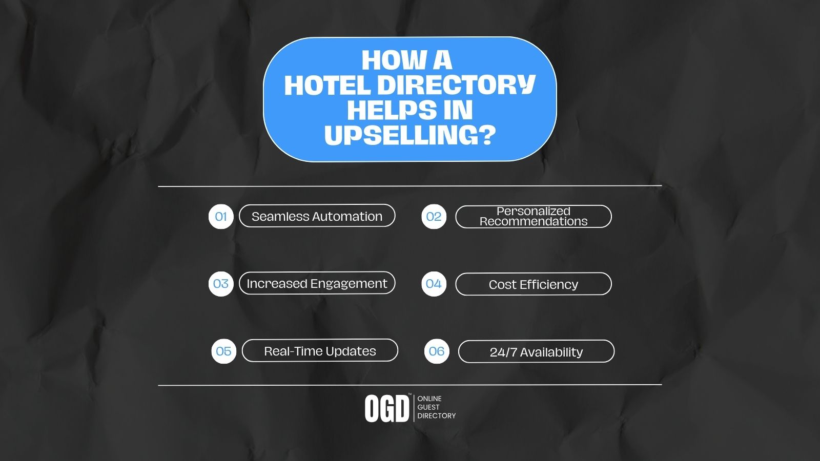 Upselling Benefits width Hotel Directory